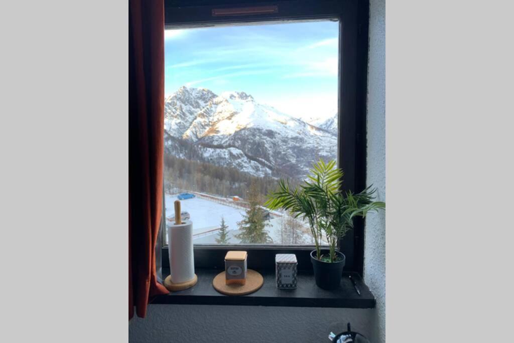 Studio 1600 Pied Des Pistes Avec Magnifique Vue Puy-Saint-Vincent Eksteriør bilde